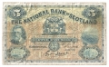 National Bank Of Scotland Ltd 5 Pounds,  1. 7.1936